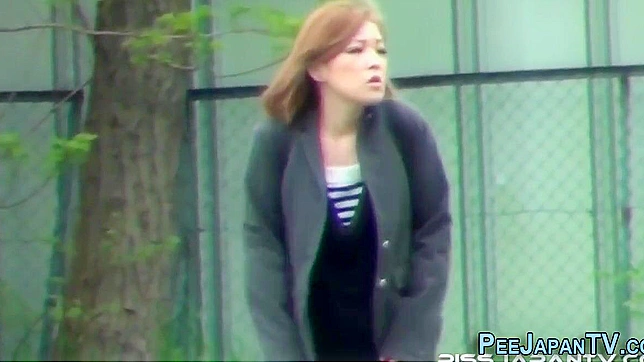 Japanese Pornstar in High Heels Turns Public Peeing into an Erotic Fantasy