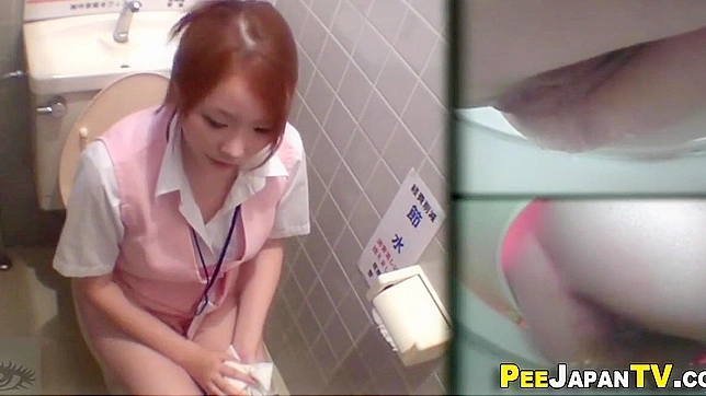 Japanese Porn ~ Ginger Asian Goddess with a Golden Shower