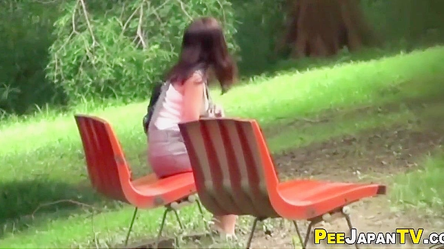 Japanese Porn ~ Luscious Urination in the Park - A Must-Watch for Fetish Lovers!