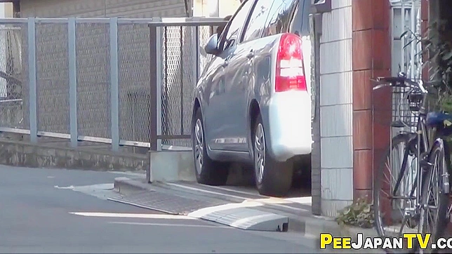 Fantasy Fulfilled ~ Adorable Asian Sweethearts Peeing in Public!