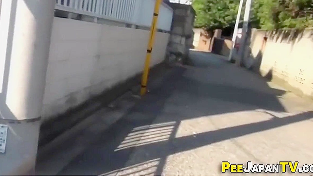 Fantasy Fulfilled ~ Adorable Asian Sweethearts Peeing in Public!