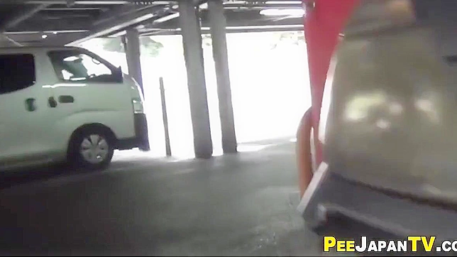 Fantasy Fulfilled ~ Adorable Asian Sweethearts Peeing in Public!