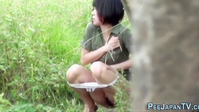 Wet and Wild ~ Pissing Asian Beauties in the Great Outdoors