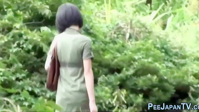 Wet and Wild ~ Pissing Asian Beauties in the Great Outdoors