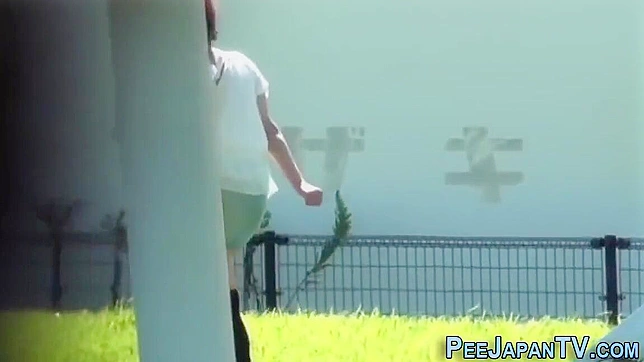 Japanese Beauty in High Heels Peeing Outdoors - A Must-Watch!