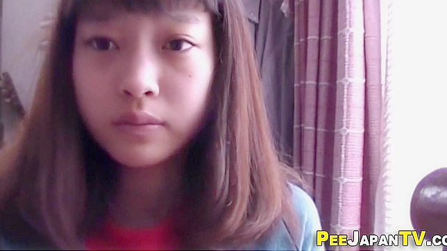 Japanese Porn ~ Luscious Asian Teen Sniffs and Pees on Camera