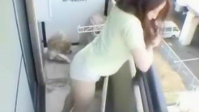 Japanese Beauty Strips Down on Her Balcony for Your Viewing Pleasure!