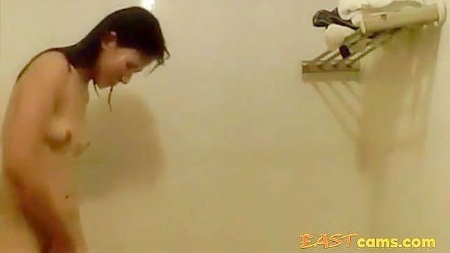 Japanese Girl Showering - Soaking Wet and Steamy!