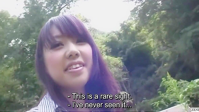 Naughty Japanese Teen Goes Skinny Dipping Outdoors in a Risqué Adventure!