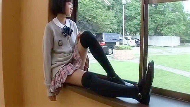 Japanese Schoolgirl in a Sexy Uniform! Untamed Flesh Exposed!