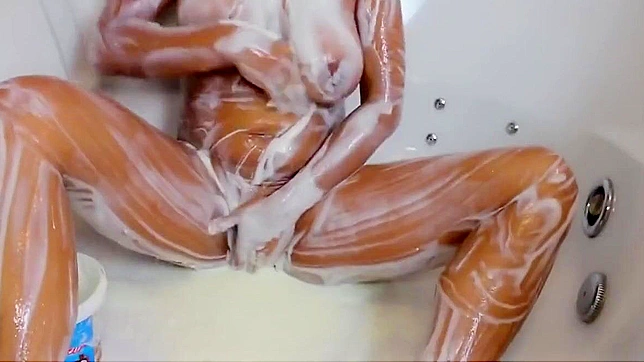 Japanese Beauty Covered in Yogurt - A Sensual Experience!