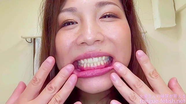 Japanese Pornstar's Luscious Tongue Fetish ~ A Must-Watch for All Tongue Fetish Lovers!