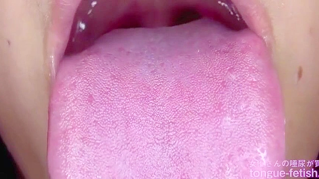 Japanese Pornstar's Luscious Tongue Fetish ~ A Must-Watch for All Tongue Fetish Lovers!