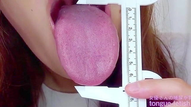 Japanese Pornstar's Luscious Tongue Fetish ~ A Must-Watch for All Tongue Fetish Lovers!