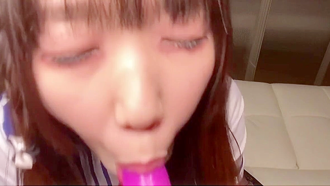 Japanese Enchantress Gionji Miyu’s Sensual Masturbation exploits Soaked with Love Juice