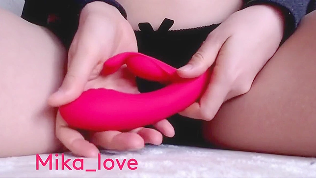 Unleash Your Desires with Mika's Juicy Vibrator Play