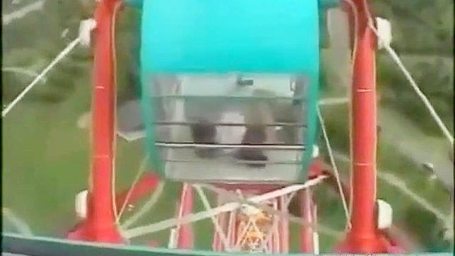 Japanese Girl's Naughty Ride ~ Public Masturbation on Ferris Wheel