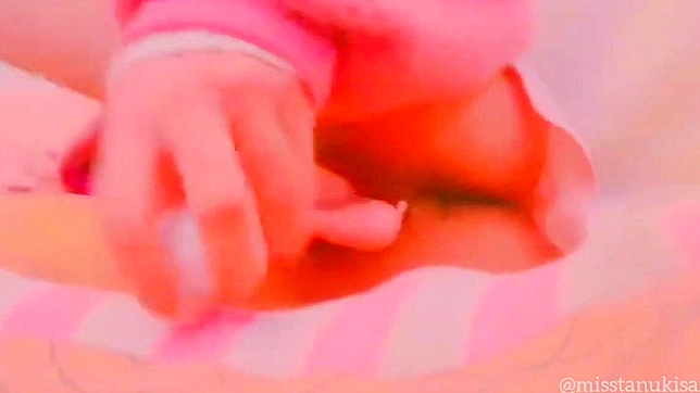 Japanese Amateur Girl's Morning Masturbation Session with Pink Vibrator - Uncensored and Wet Pink Pussy Orgasm