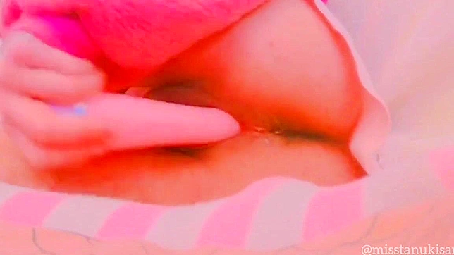 Japanese Amateur Girl's Morning Masturbation Session with Pink Vibrator - Uncensored and Wet Pink Pussy Orgasm