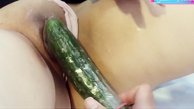 Revealing the Luscious Secrets of Cucumbers Squirting - 4K VlogSex