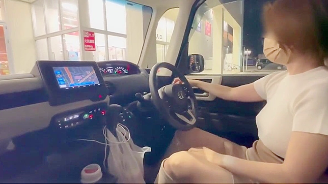 Revealing a Luscious MILF's Public Masturbation in the Car ~ Too Hot to Handle!