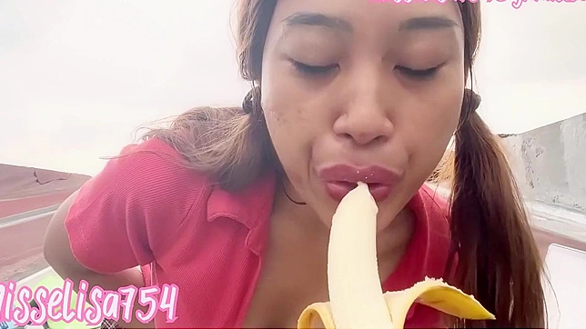 Japanese Teen Swallows Big Dick in Public Blowjob