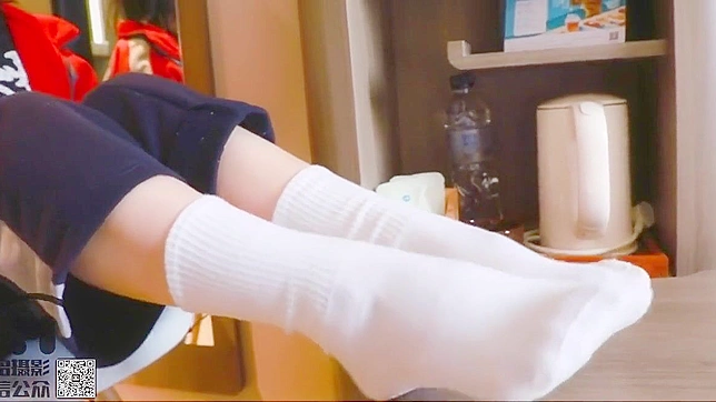 White Socks Fantasy ~ Uncover the Alluring Feet of Our Japanese Enchantress