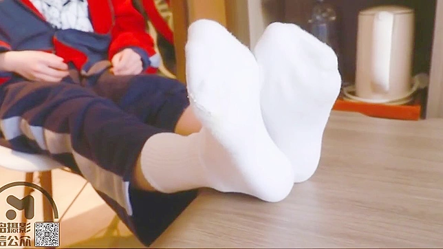 White Socks Fantasy ~ Uncover the Alluring Feet of Our Japanese Enchantress