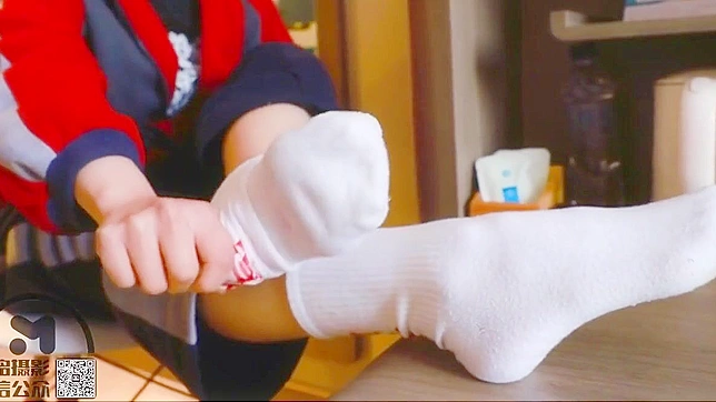 White Socks Fantasy ~ Uncover the Alluring Feet of Our Japanese Enchantress