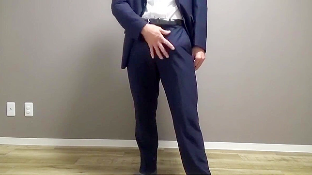 Japanese Porn ~ Sperming in a Suit - A Perverted Businessman's Rough Morning