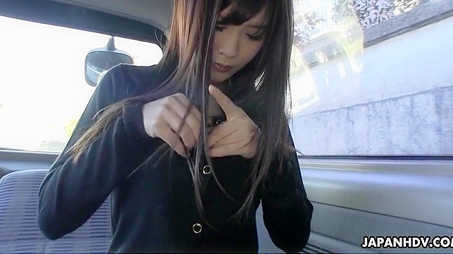 Unleash Your Desires with Seira Narumi's Public Masturbation in a Japanese Car ~ Uncensored!