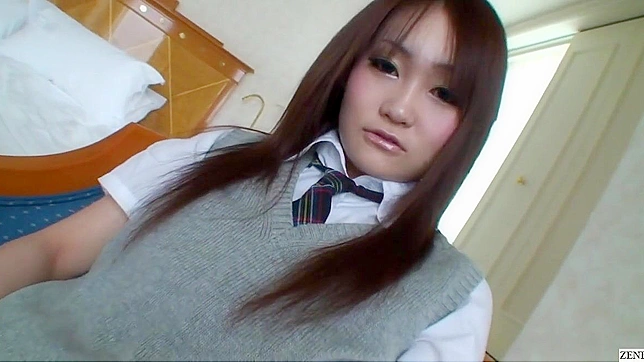 Japanese Gyaru's Student Life Turns Naughty in a Love Hotel Quickie with a Mature Man