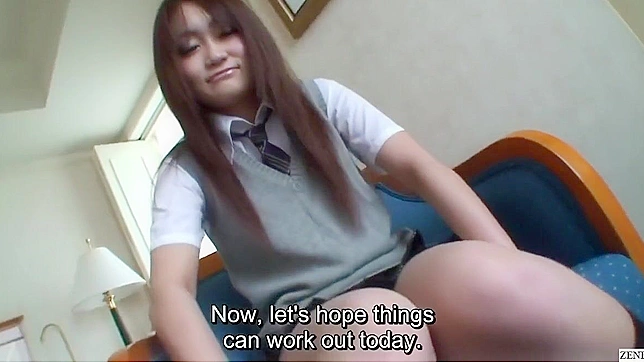 Japanese Gyaru's Student Life Turns Naughty in a Love Hotel Quickie with a Mature Man