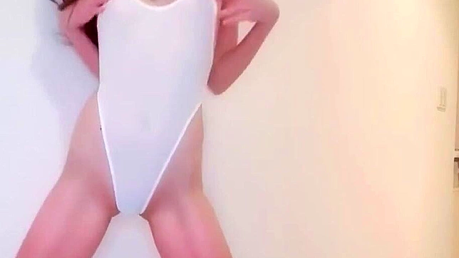 Japanese Porn ~ Luscious Beauty Strips Down to Reveal Perfect Timy Pussy