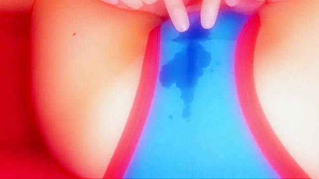 Experience the Ultimate Sensation of a Wet Pussy Squirting Over Blue Underwear