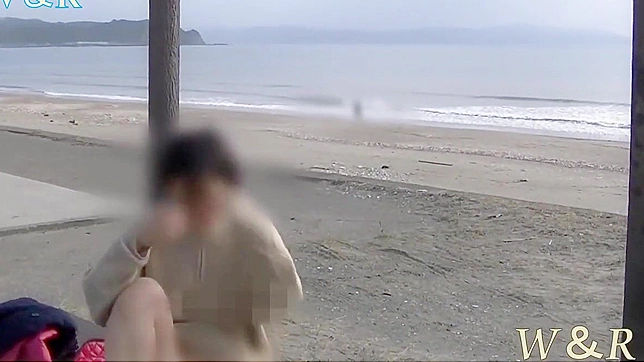 Uncover the Alluring Beach Enchantress! Amazing Naked Masturbation on the Shoreline!