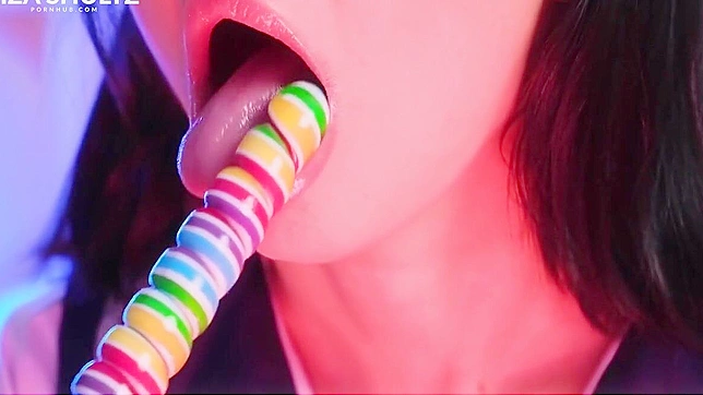 Japanese Beauty Goes Wild for Lollipops and Unleashes an Explosive Orgasm - Lizashultz