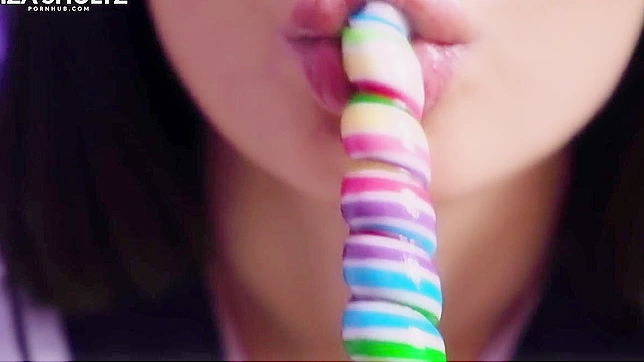 Japanese Beauty Goes Wild for Lollipops and Unleashes an Explosive Orgasm - Lizashultz