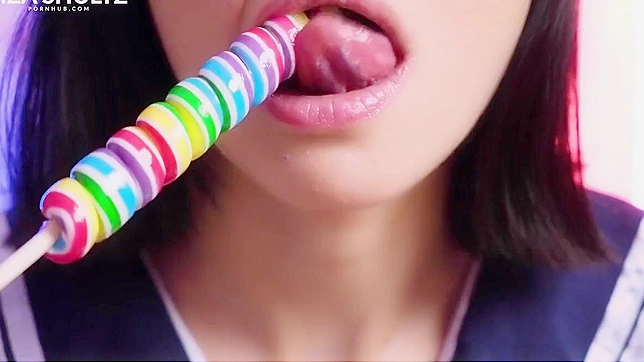 Japanese Beauty Goes Wild for Lollipops and Unleashes an Explosive Orgasm - Lizashultz