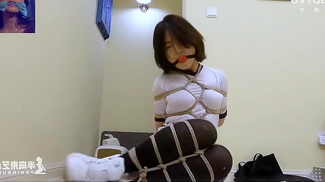 Japanese Beauty Bound and Blissful - Girl Gets Tied