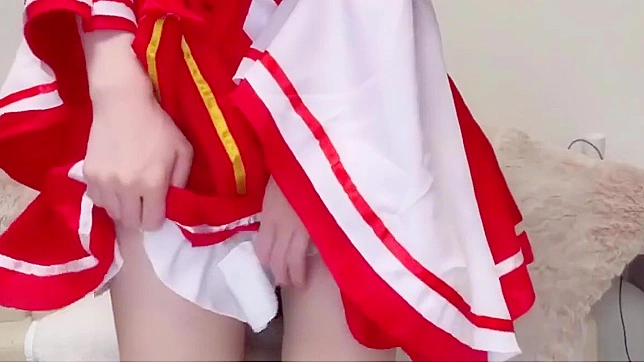 Japanese Porn ~ Anal Play and Shrine Maiden Masturbation by Earsed Fox