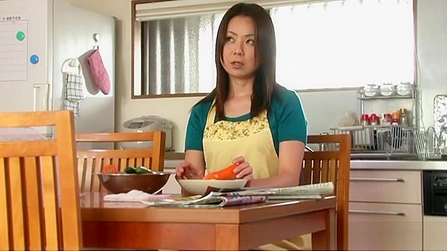 Asian MILF Solo Masturbation with a Carrot, Cumming Hard and Fast.