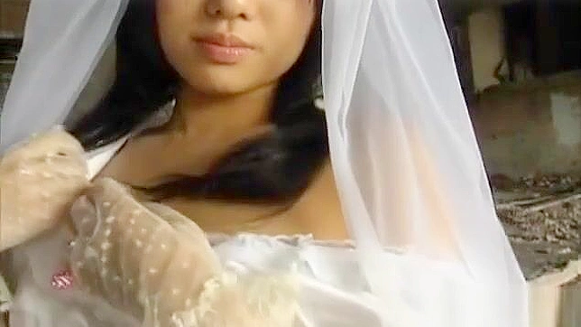 Sora Aoi, Asian Beauty, Flaunts Her Stunning Body in a Seductive Wedding Dress