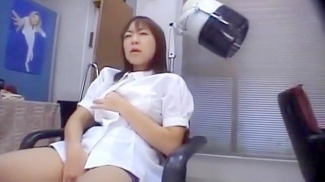 Chiharu Okuna Fingered and Fucked Hard by a Guy in a Sensual Encounter.