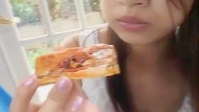 Pizza Party with Racing Queens Turns into a Wild Lunch with Cum Everywhere.