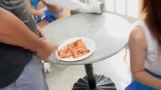 Pizza Party with Racing Queens Turns into a Wild Lunch with Cum Everywhere.