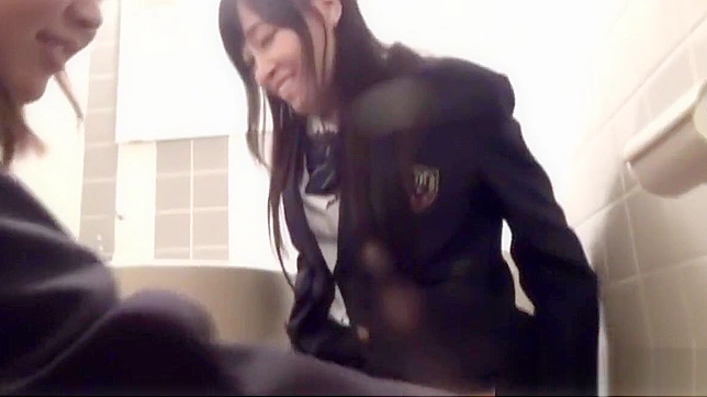 Uniformed Asian Babes Rubbing and Grinding Each Other to Orgasmic Bliss.