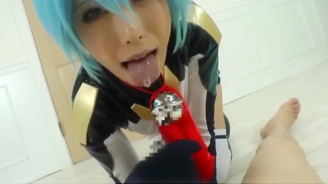 Chika Arimura, Cosplay Blowjob Queen, Goes Wild in Melwin Outfit (Asobi Ni Iku Yo)