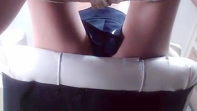 Korean Teen BJ in a Sexy Uniform Pleasures Herself with a Wild Masturbation Show.