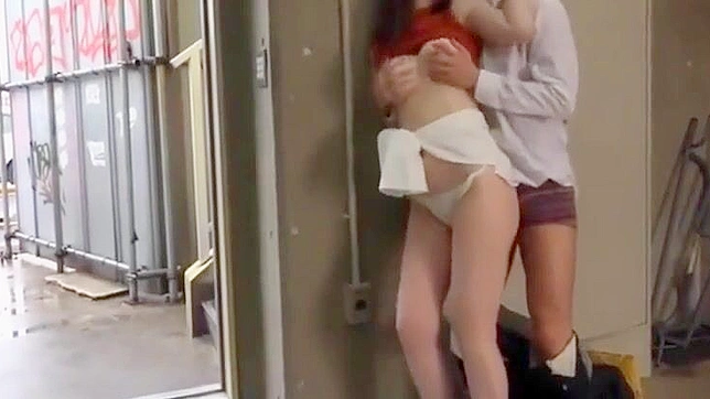 Busty Babe Gets Caught in Public and Fucks Hard for a Crowd's Pleasure.